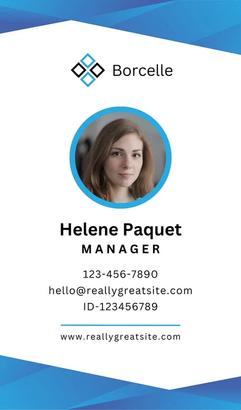 School ID card template - Payal Production
